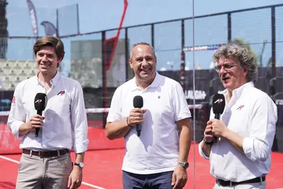 Juan Monzón en el A1 Pádel