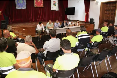 Un momento de la reunión