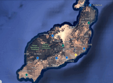 Puntos de recarga de vehículos eléctricos