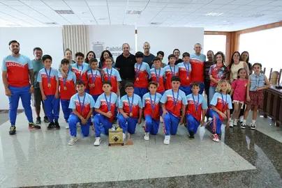 Recibimiento en el Cabildo