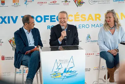 Presentación del Trofeo César Manrique RCNA - Calero Marinas