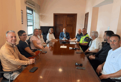 Un momento de la reunión