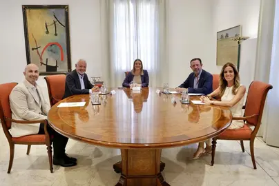 Un momento de la reunión