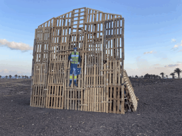 Hoguera San Juan en San Francisco Javier