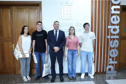 Recibimiento en el Cabildo