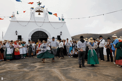 Un momento de la romeria