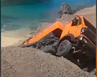 Camión riscado en Papagayo