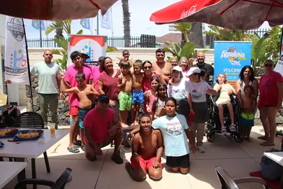 foto de familia en Aqualava