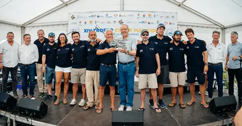 Entrega de premios de la regata