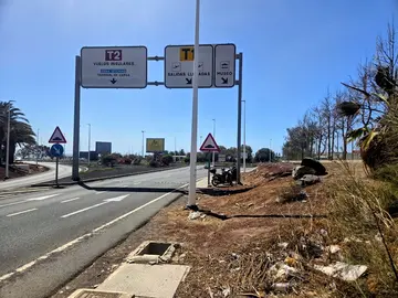 Estado actual de los alrededores aeropuerto de Lanzarote