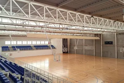 Interior del pabellón deportivo