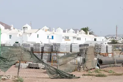 Obras en el barrio de Tinasoria