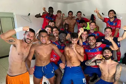 Jugadores de la UD Lanzarote