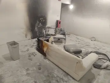 Incendio habitación en Macher, centro de acogida