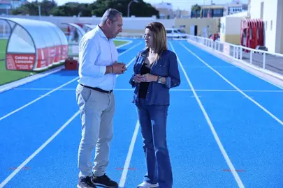 El Servicio Insular de Deportes pone  en funcionamiento la pista de atletismo de la Ciudad Deportiva Lanzarote