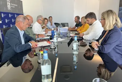 Un momento de la reunión