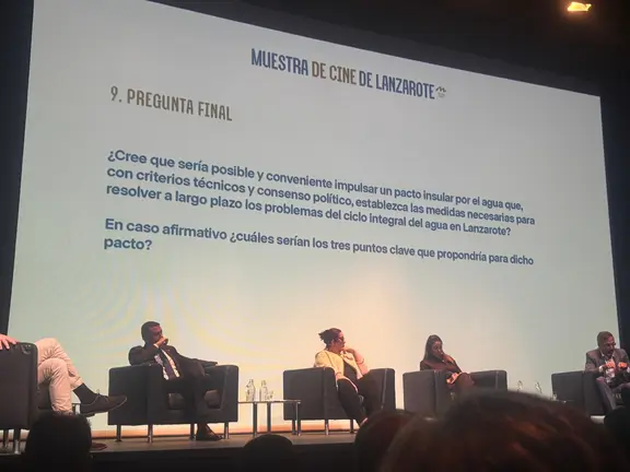 Encuentro de presidentes en la Muestra de Cine