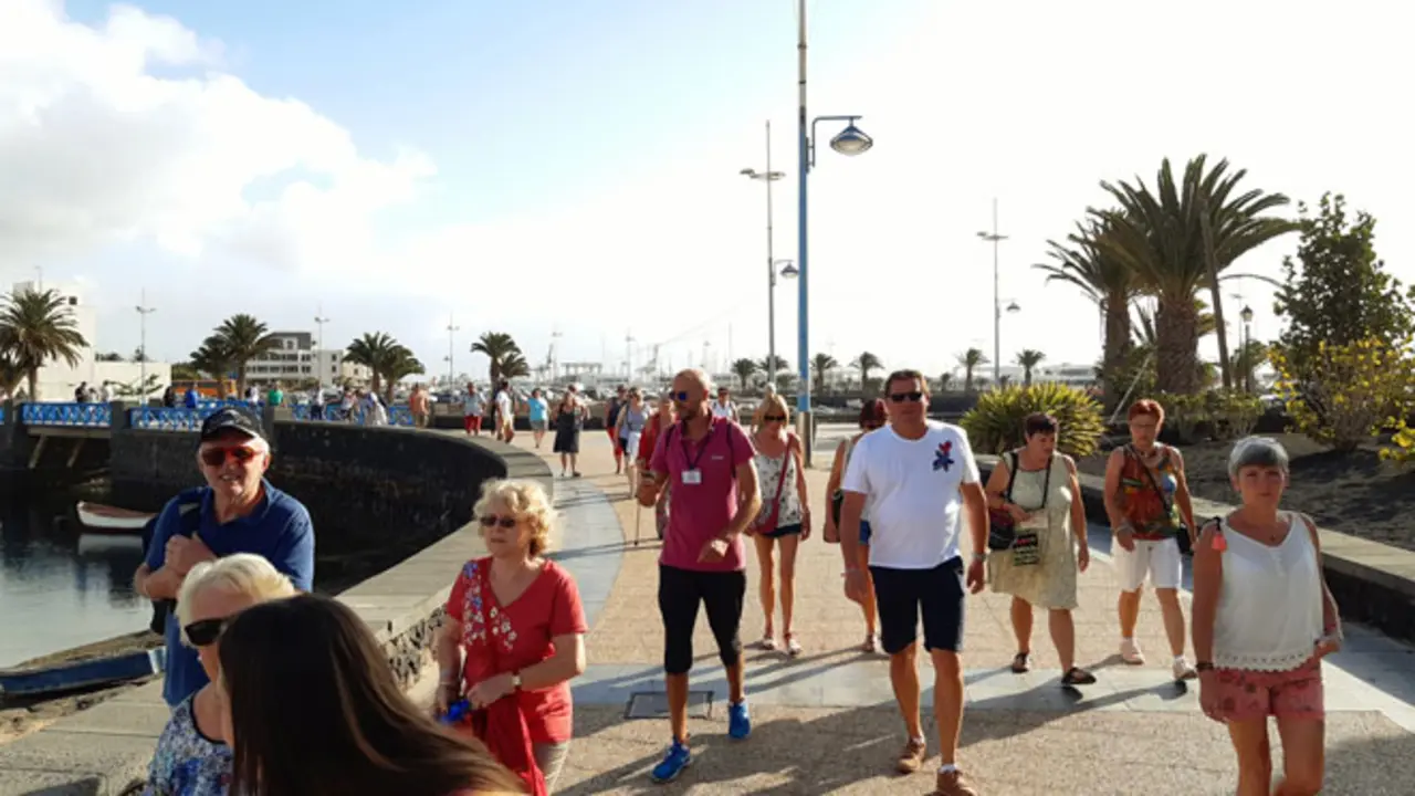 Turistas en Lanzarote