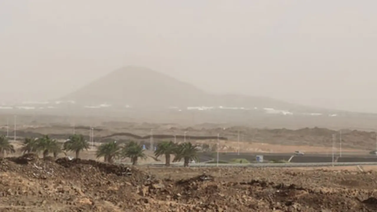 Calima en Lanzarote. Imágen de archivo.