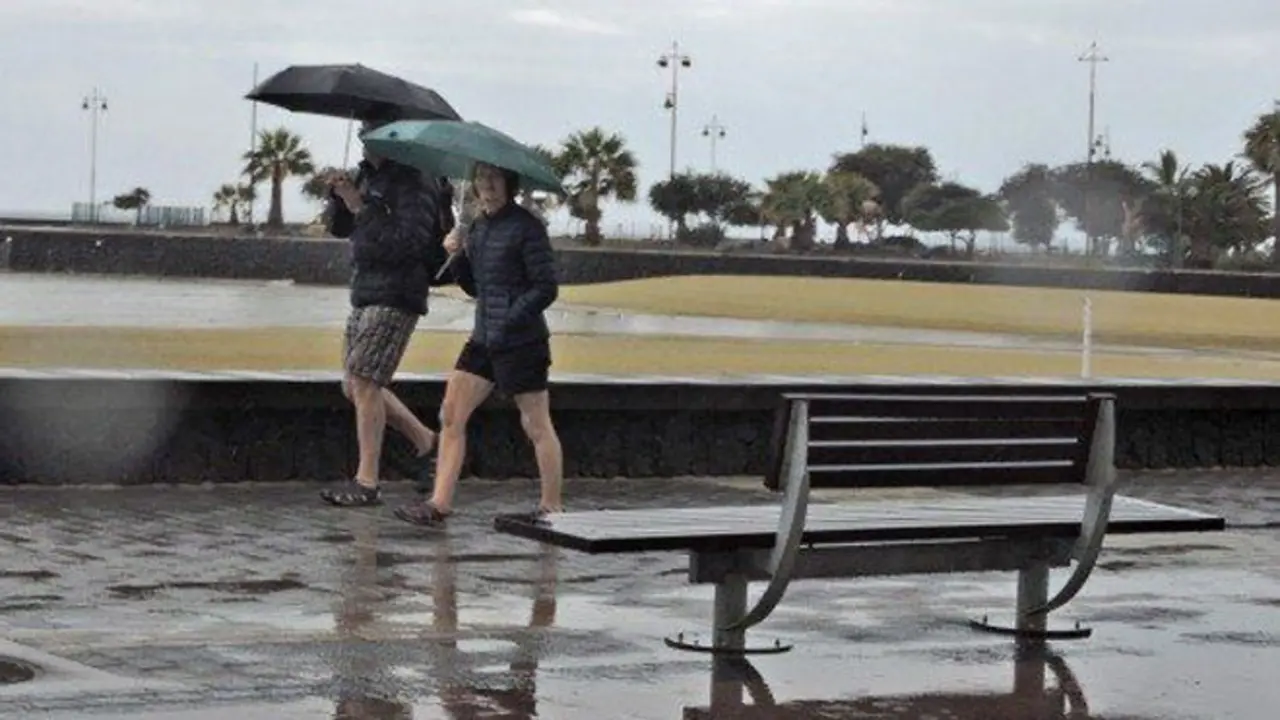 Lluvias en Lanzarote.