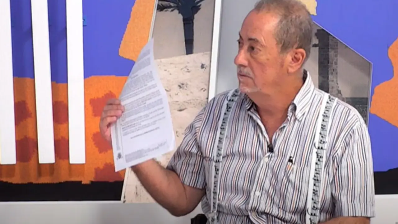 Sosa en una entrevista de Biosfera Televisión