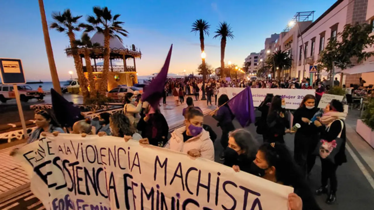 Manifestación contra la violencia de género. Imagen de archivo.