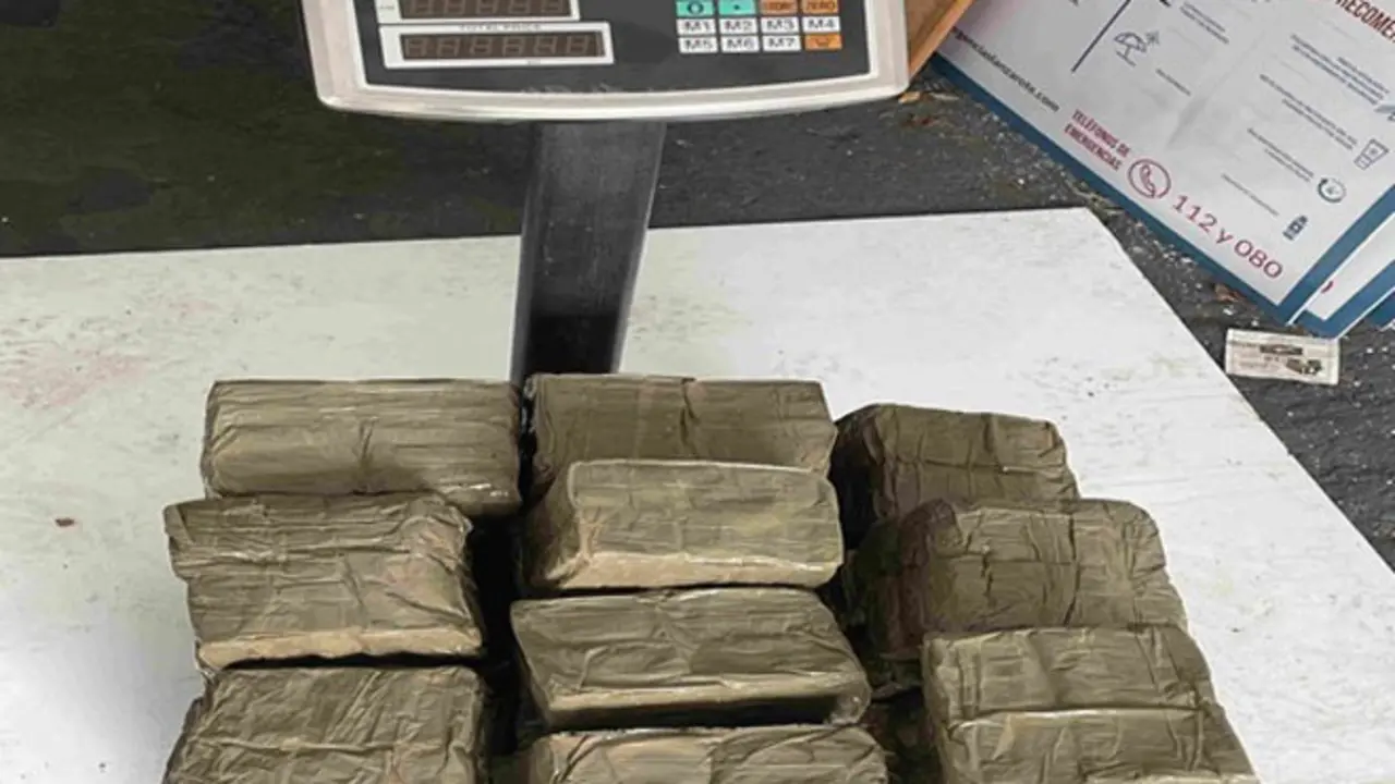 Droga localizada en Tenesar