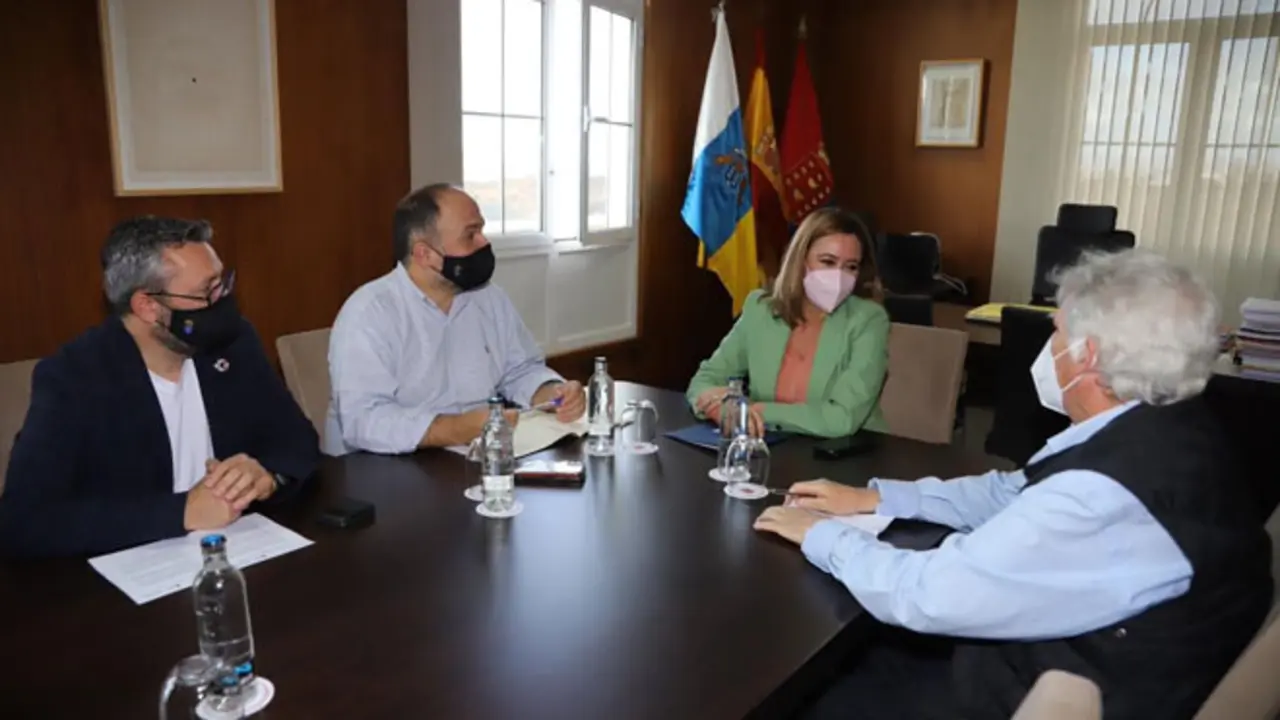 Reunión en el Cabildo de Lanzarote