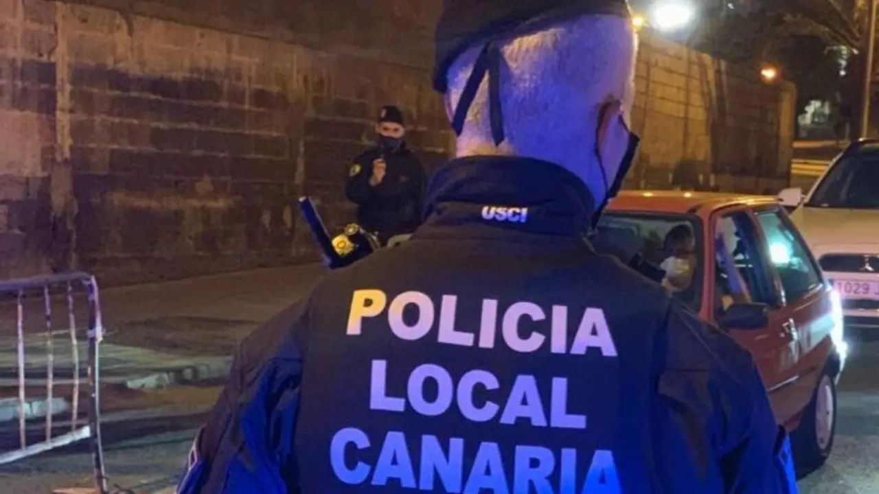 Control de la policia de Arrecife