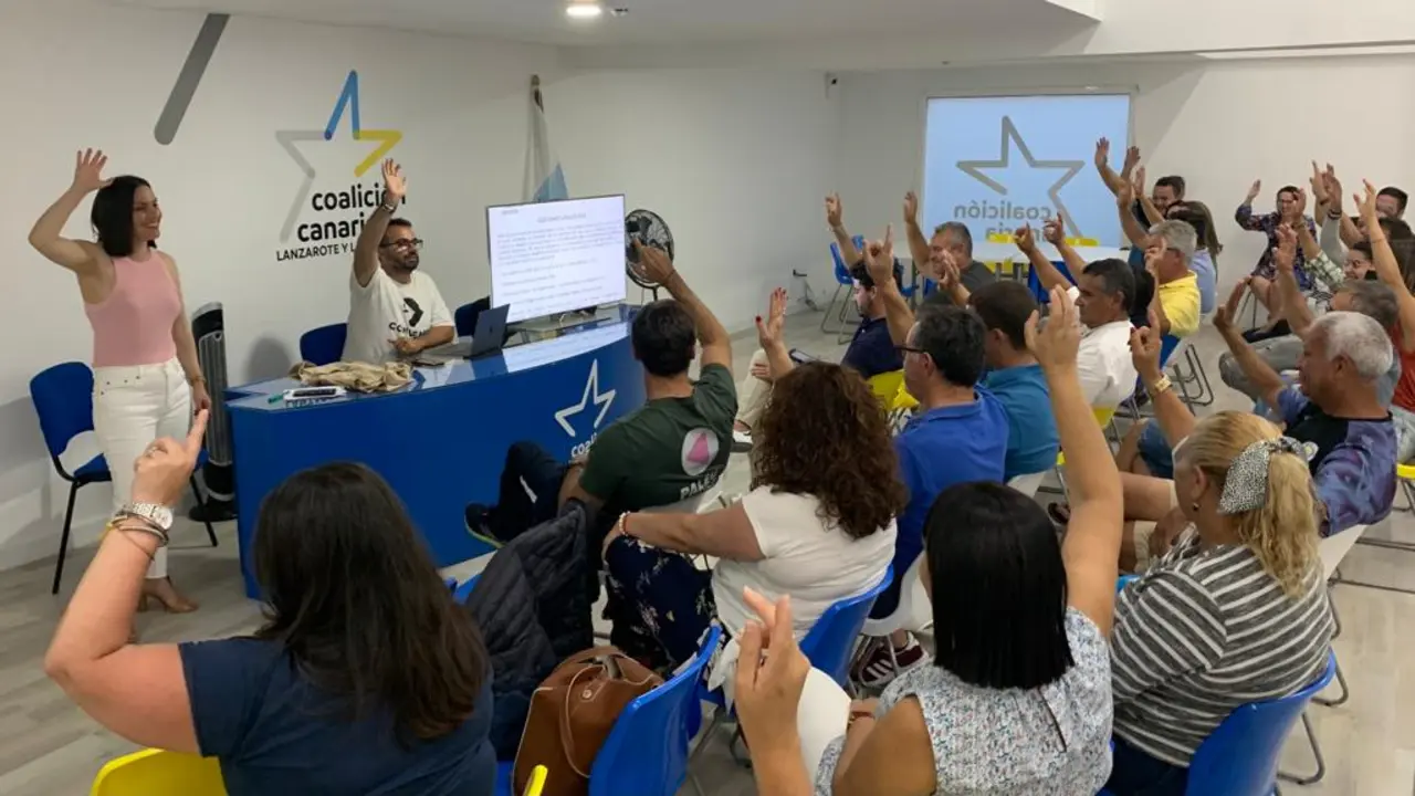 Consejo Político Insular de Coalición Canarias. foto: ARCHIVO