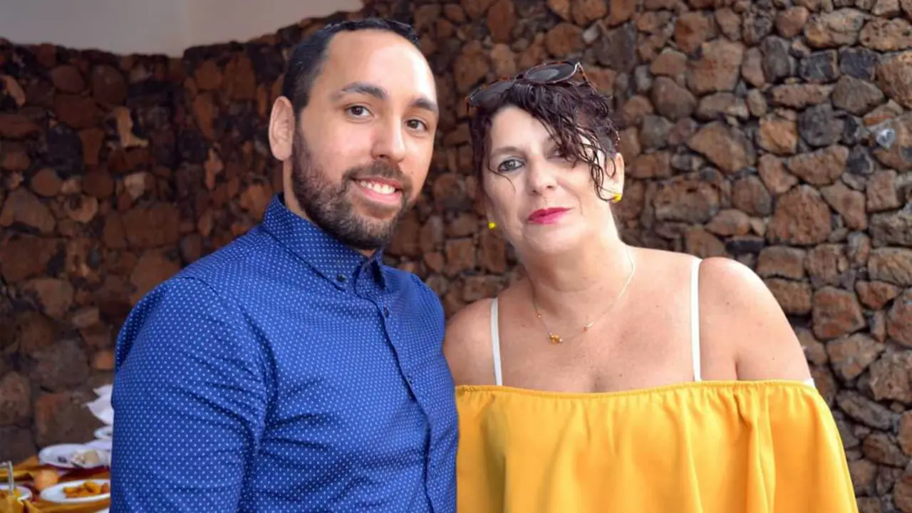 Agustina Pérez y su hijo Josué Duarte, en una de sus fotos más recientes