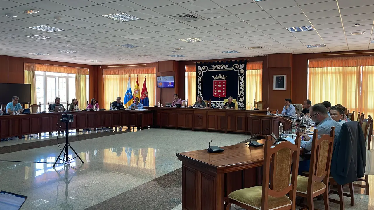 Panor&aacute;mica general del pleno del Cabildo