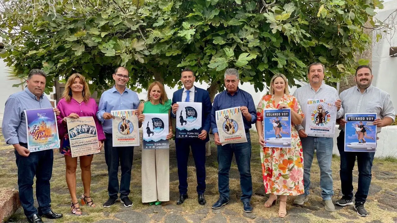 Presentación del mes cultural de julio en Teguise