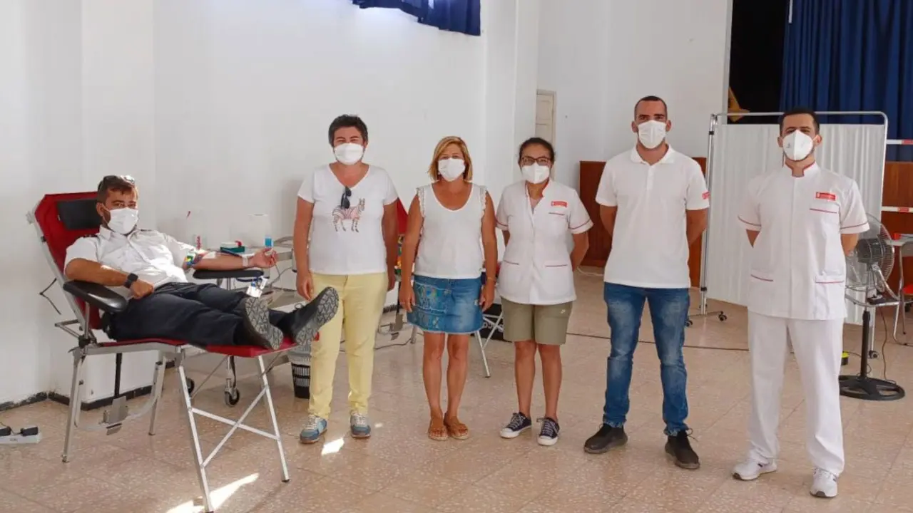 Donaci&oacute;n de sangre en La Graciosa