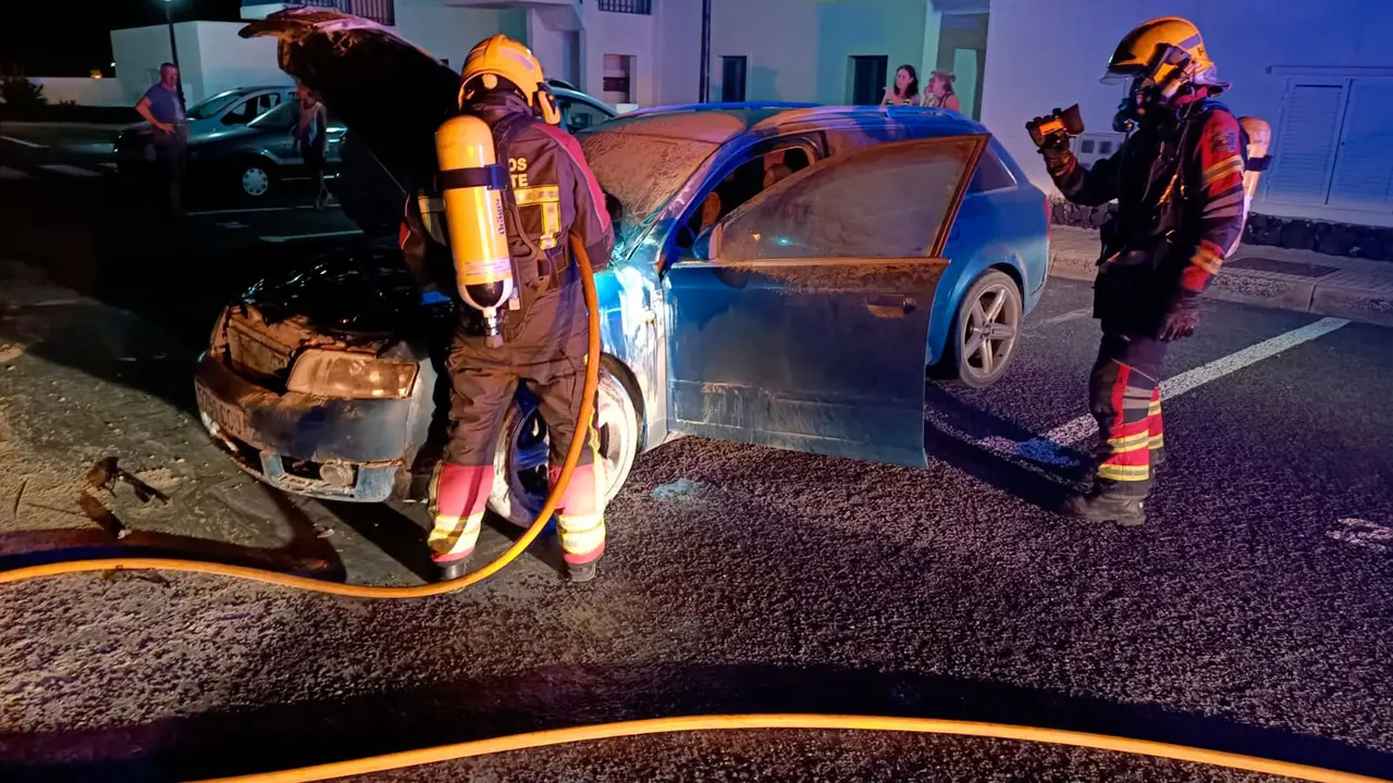 Incendio de otro vehículo