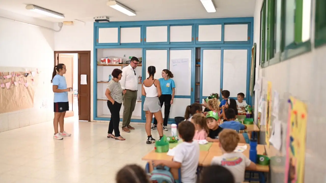 Programa lúdico-educativo con alumnos de San Bartolomé