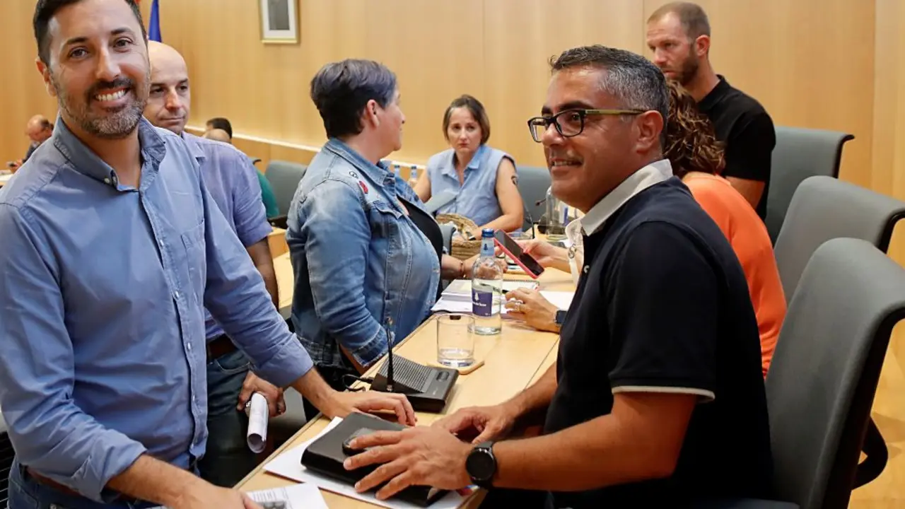 Momento del pleno de los presupuestos de Tías