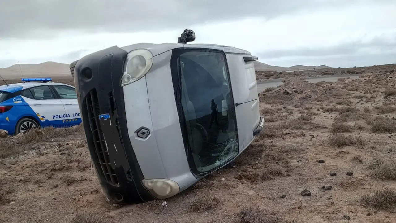 Accidente en Playa Blanca