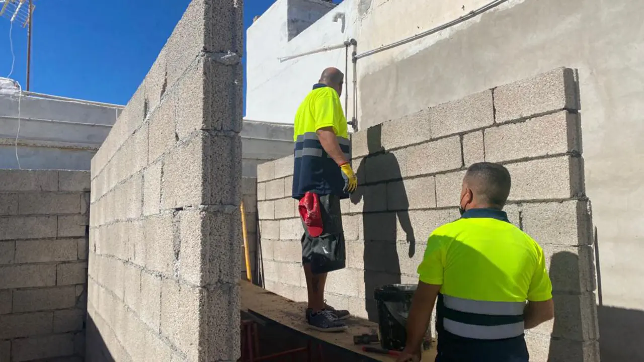Obras en el centro de acogida de animales de Teguise