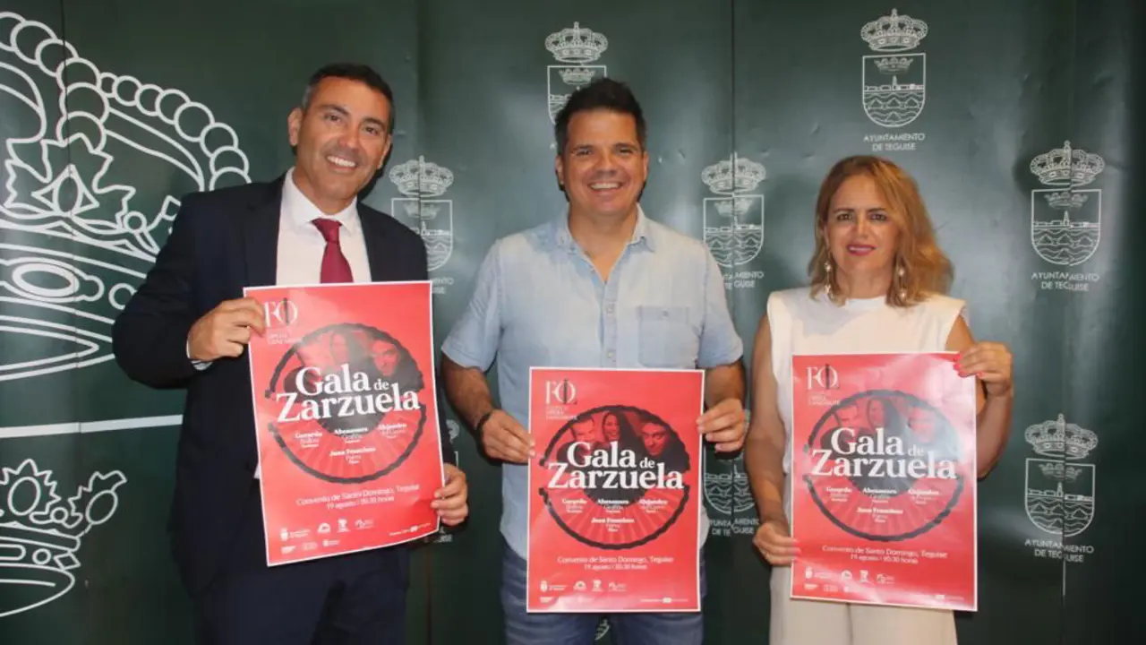 Presentación de la Gala de Zarzuela en Teguise