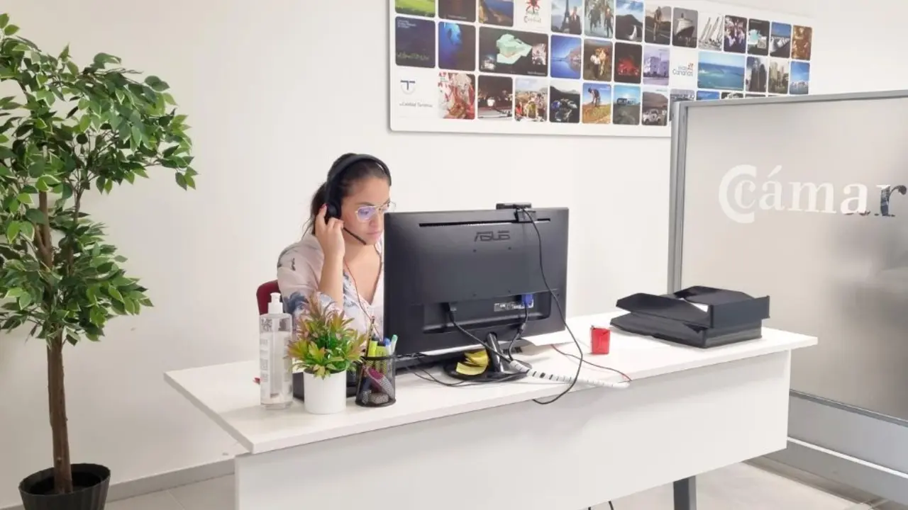 Atención telefónica en la Cámara de Comercio