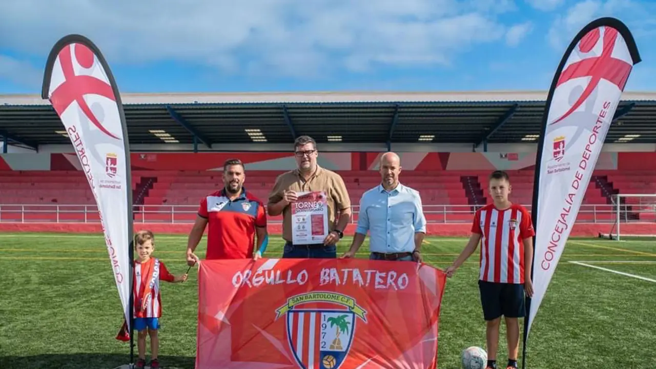 Presentación de los actos del 50 aniversario del San Bartolomé CF