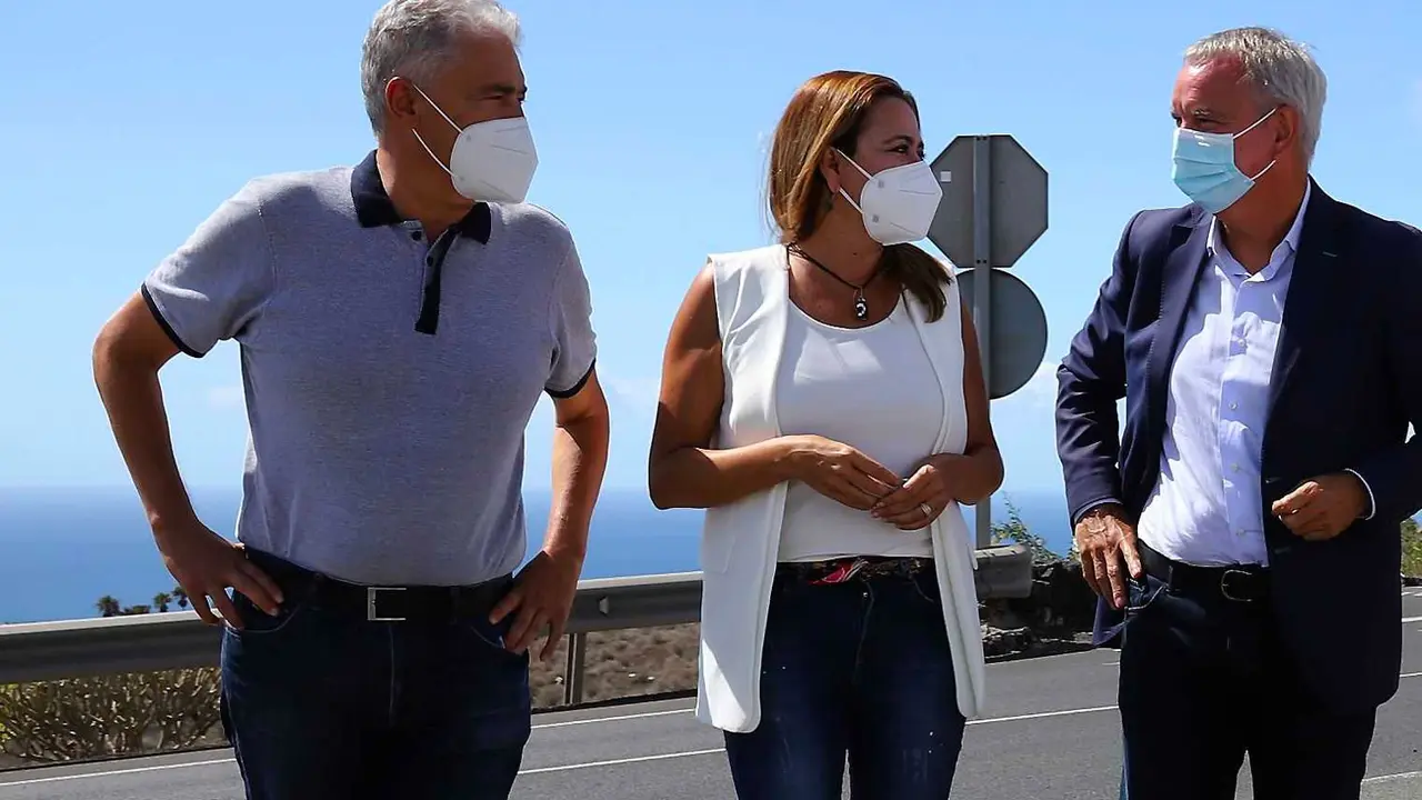 (Foto de archivo del Cabildo de Lanzarote. Visita a la zona antes del inicio de las obras.)