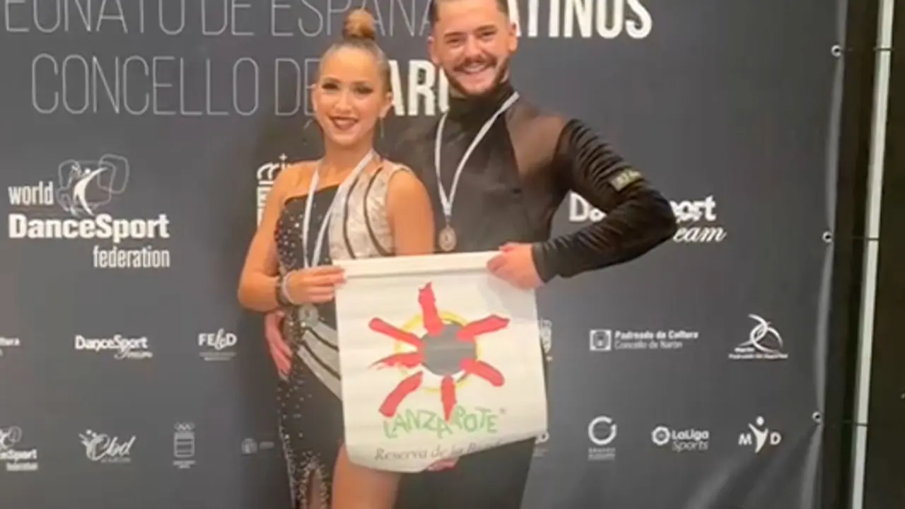 Pareja de baile de Ainara y Marcos