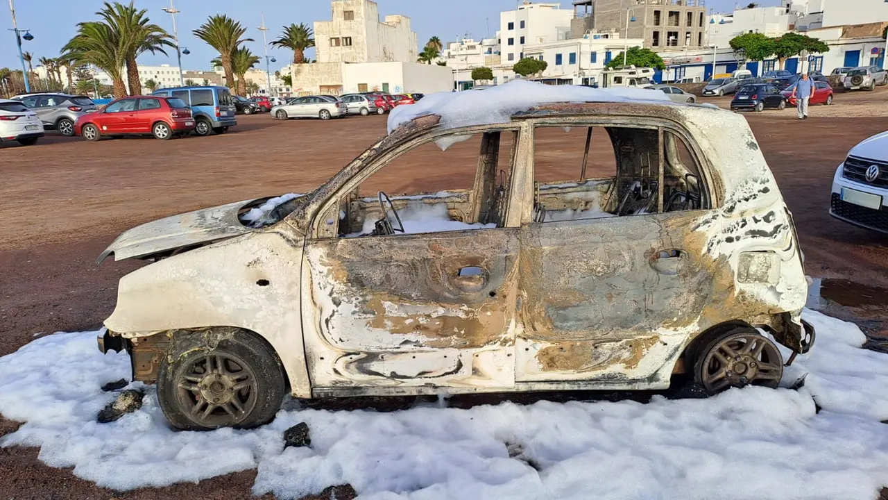 Incendio coche Ginory