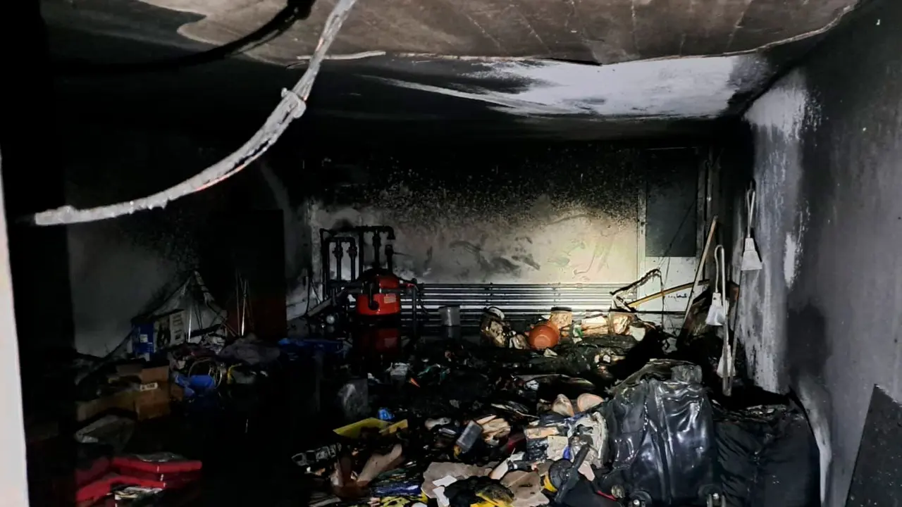 Incendio de la vivienda