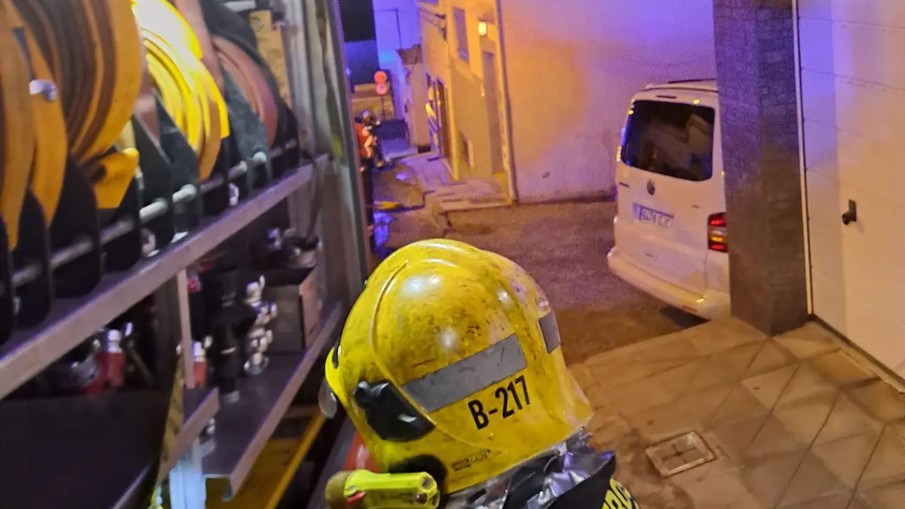 Incendio vivienda en Arrecife