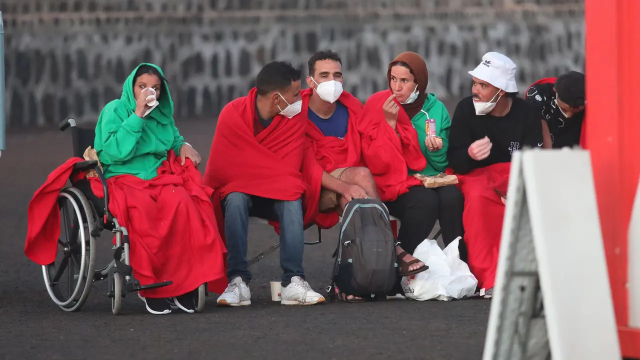 Personas migrantes llegadas el lunes 5 de septiembre (FOTO: Jos&eacute; Luis Carrasco)