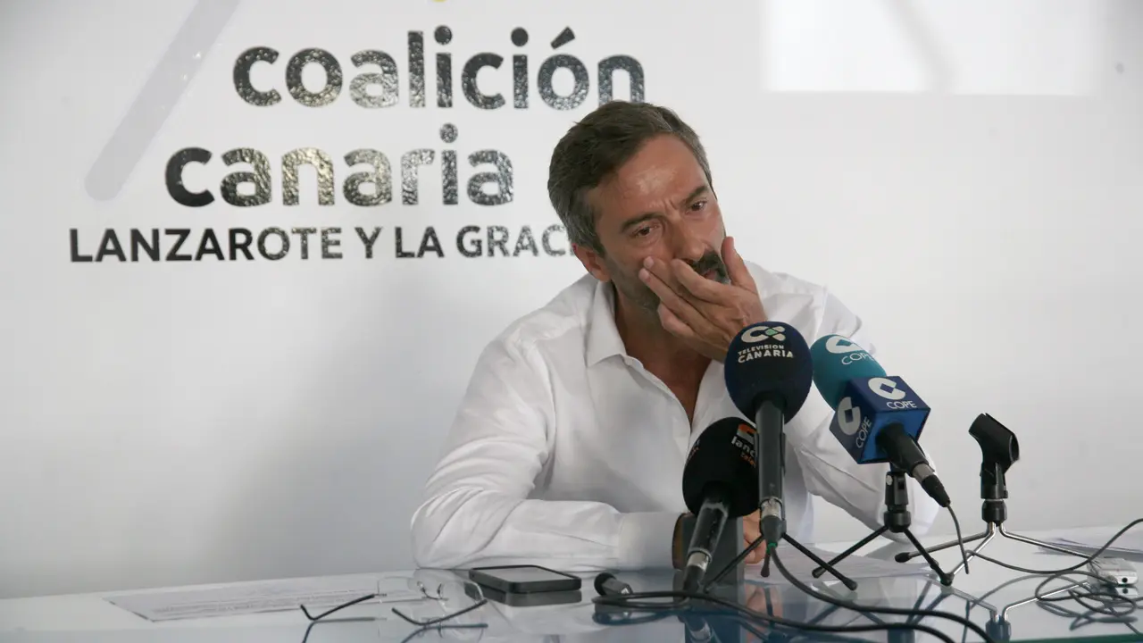 Pedro San Ginés en la rueda de prensa de este miércoles (FOTO: José Luis Carrasco)