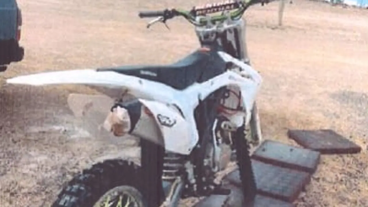 Una de las motos recuperadas